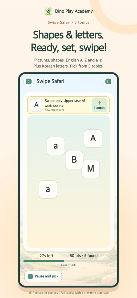 Swipe Safari screen